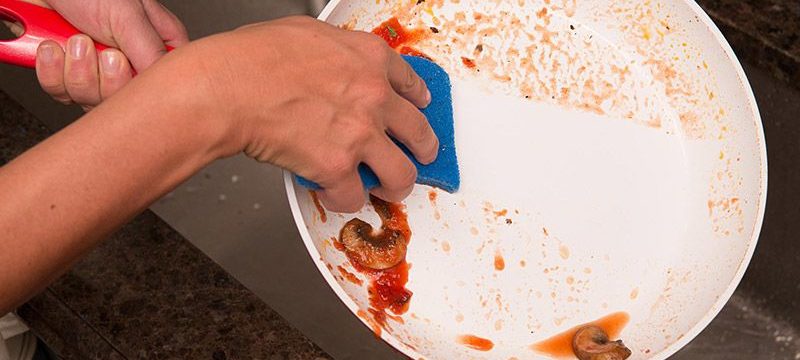 Как почистить сковороду с керамическим покрытием
