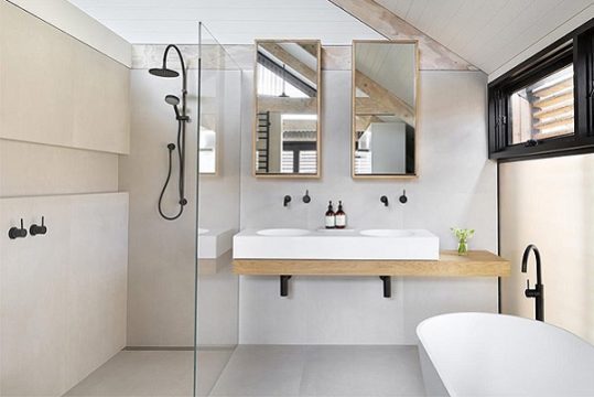 ванная комната в скандинавском стиле