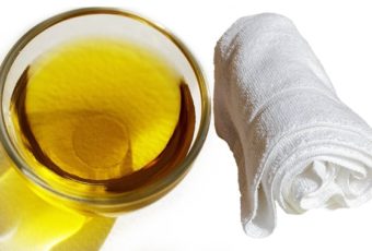 Как отстирать кухонные полотенца с помощью растительного масла