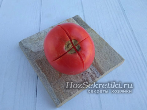 помидор нарезать