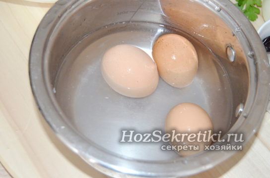 сварить яйца
