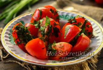 Самые вкусные помидоры, маринованные по-армянски быстрым способом