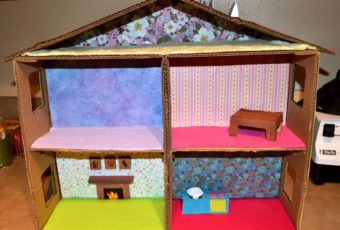 Самые интересные домики для кукол своими руками из картона и дерева
