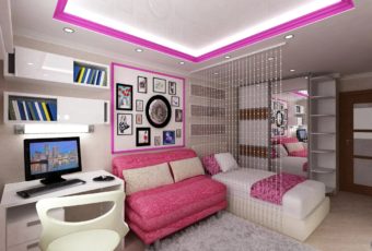 Дизайн и планировка комнаты для девочки подростка 14-17 лет