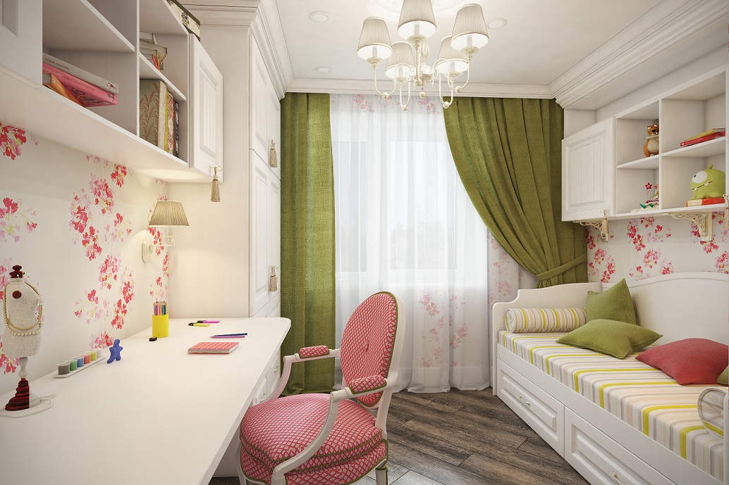 Дизайн узкой комнаты для детей: полезные идеи - Lipesinka